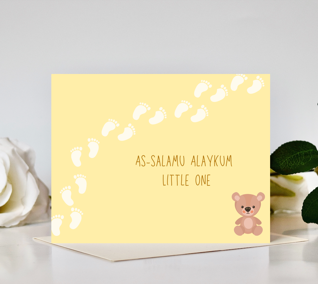 Salam Little One Baby Card