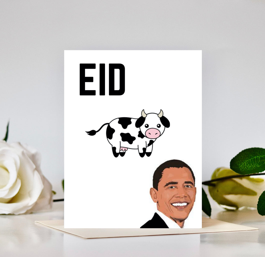 Eid Moo-Barack Card