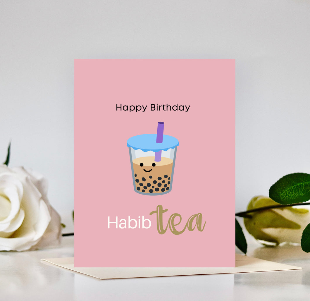 Habibtea Birthday Card