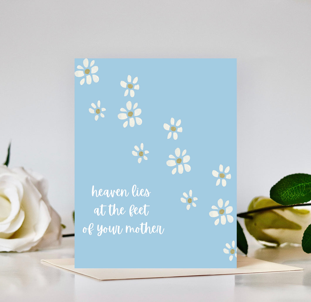 Heaven Mother's Day Card