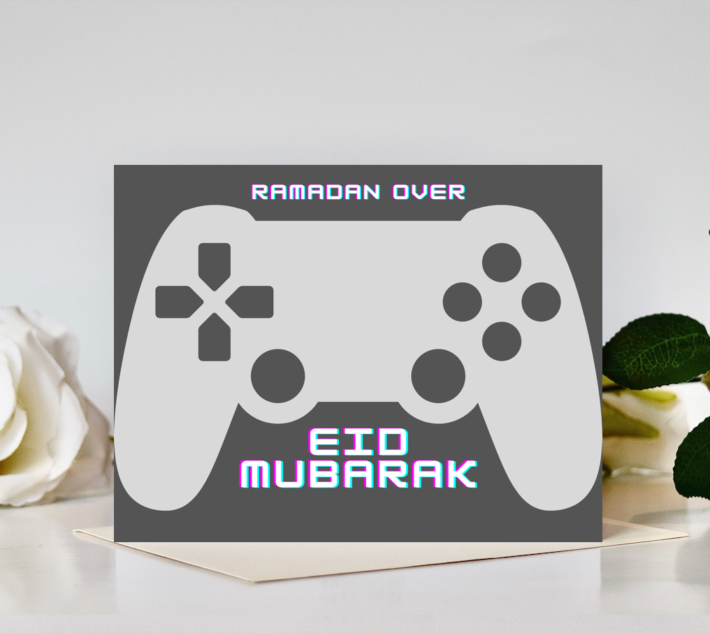 Kids Gamer Eid Card